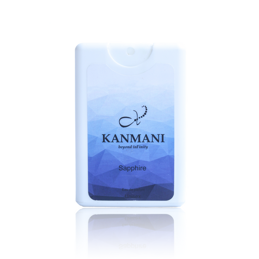 KANMANI SAPPHIRE- 18ml Unisex Eau de Parfum (Pack of 3) | Long Lasting Luxurious Unisex Pocket Perfume